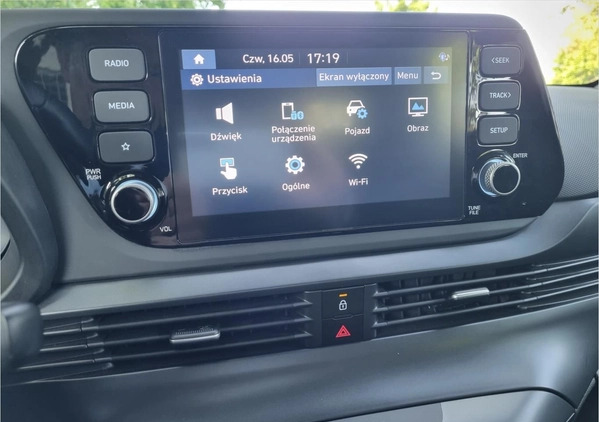 Hyundai i20 cena 73899 przebieg: 35741, rok produkcji 2022 z Jastrzębie-Zdrój małe 254